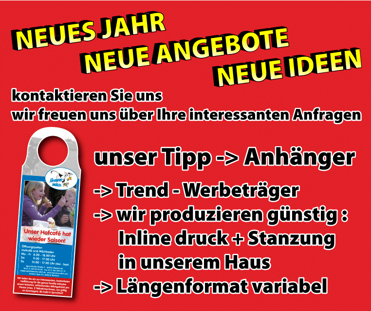 gestanzter Werbeträger - exklusiv & günstig