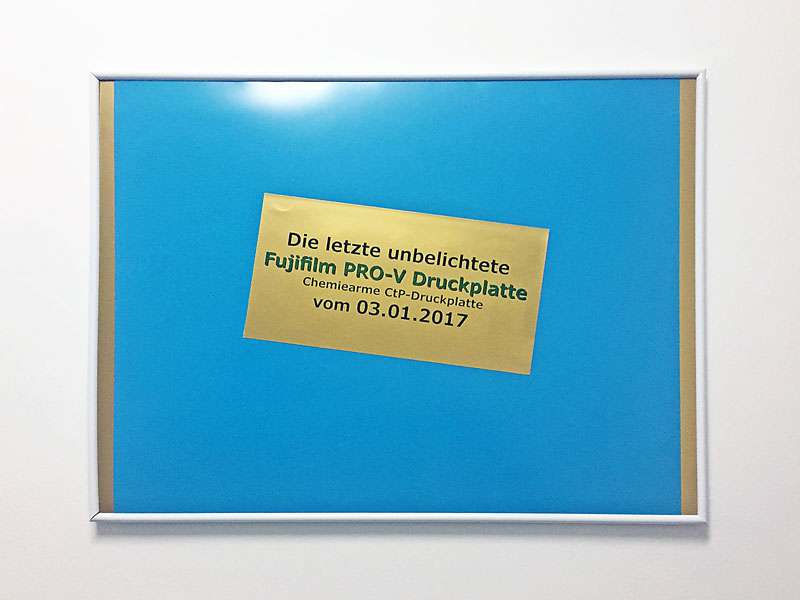 Druckplattenumstellung in Angermünde!