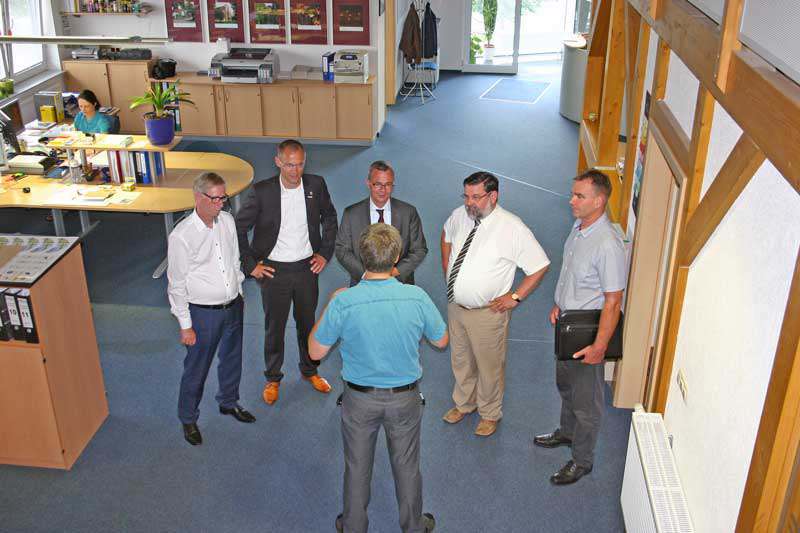 Wirtschaftsminister besuchte unsere Druckerei